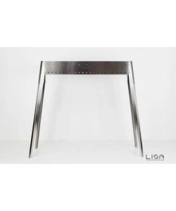 Cuocispiedini miami 800 in acciaio inox, 106x36x83 cm - lisa