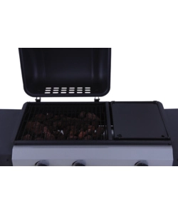 Barbecue a gas america con 2 fuochi e una piastra, 134x48x96 cm - sandrigarden