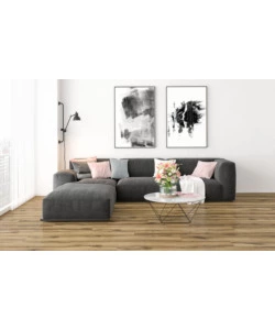 Pavimento laminato spc rovere scuro cambridge 2,514 mq, 5,5x229x1830 - kimono