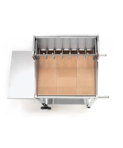 Barbecue a legna/carbone best steel 56659/x in acciaio inox, 110x60x109 cm - ompagrill