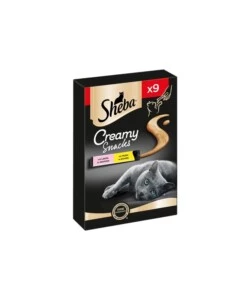 Sheba - snack per gatti creamy pollo e salmone