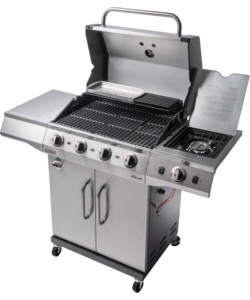 Barbecue a gas "performance pro s 4" in acciaio con 4 bruciatori, 128x57,3x115,3 cm - char-broil