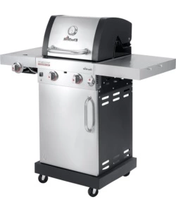 Barbecue a gas 'professional pro s 2' in acciaio con due bruciatori, 120x54x124,7 cm - char-broil