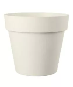 Vaso da giardino 'like' color bianco, 18 cm