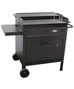 Barbecue a legna e carbone 'etna v20' con forno pizza, 120x60x92 cm