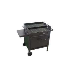 Barbecue a legna e carbone "etna v20" con forno pizza, 120x60x92 cm