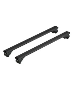 Set completo barre portatutto 'evos silenzio black rail' in alluminio m 120 cm - n15090