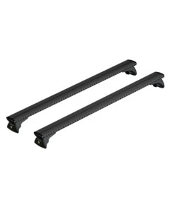 Set completo barre portatutto "evos silenzio black in-rail" in alluminio s 108 cm - n15101