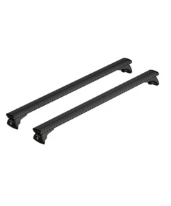 Set completo barre portatutto 'evos silenzio black in-rail' in alluminio m 120 cm - n15100