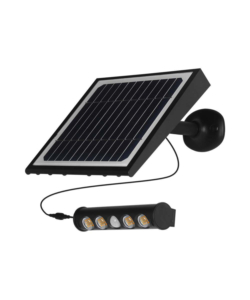 Lampada led da giardino con pannello solare, 8 w 3000 k