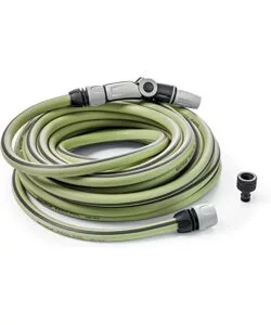 Kit tubo di irrigazione eco in materiale riciclato ultramemory lime 15 metri 5/8' - g.f.