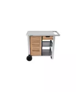 Trolley supporto per barbecue "woody plancha deluxe trolley", 120x63x73 cm - campingaz