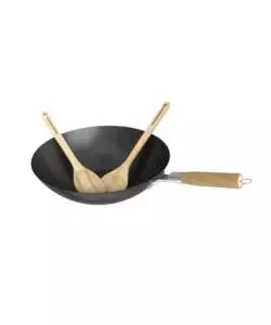 Wok mandarin in ghisa per barbecue 'culinary modular', diametro 32 cm - campingaz