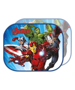 COPPIA TENDINE AUTO LATERALI 'AVENGERS', 44X35 CM