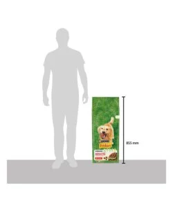 Crocchette per cani purina friskies adulto di tutte le taglie con manzo, cereali e verdure 12 kg