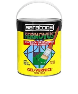 Smalto gel antiruggine saratoga 'fernovus' micaceo grigio grafite antico 2,5 lt