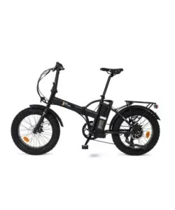 Bici elettrica pieghevole i-bike 'fat kong' 20' 40 km nera