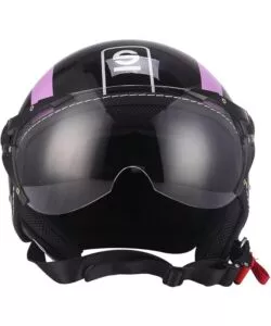 Casco moto sparco "sp501" nero/viola, tg m