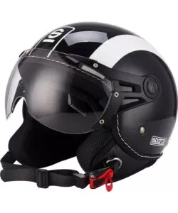 Casco moto sparco 'sp501' nero/bianco, tg l