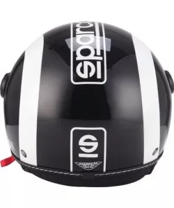 Casco moto sparco "sp501" nero/bianco, tg l