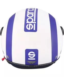 Casco moto sparco "sp501" bianco/blu, tg m