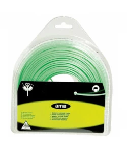 Monofilo verde ama 'evergreen' per decespugliatore 3 mm x 56 m