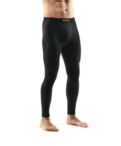 1 pezzo leggins tecnico 'wrk303' nero, tg l/xl - wrk