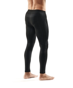 1 pezzo leggins tecnico "wrk303" nero, tg l/xl - wrk