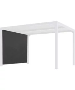 Tenda accessoria con binario per pergola bioclimatica da esterno 'per2430bi' e 'per3630bi', 280x220 cm