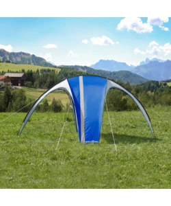 Gazebo da campeggio brunner "pagoda" blu 3x3 m