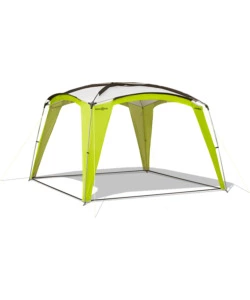 Gazebo da campeggio brunner "medusa ii" in acciaio e fiberglass verde 3x3 m