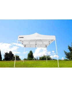 Gazebo da campeggio brunner "zebÒ enjoy 2.0" in acciaio e poliestere bianco 3x6 m