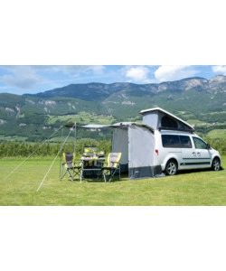 Tenda da campeggio per van posteriore brunner "pilote caddy 4" 135x135x170/200 cm