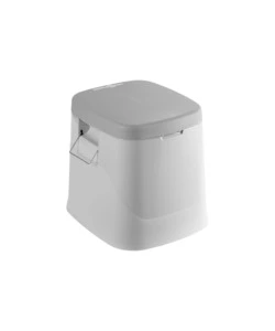 Wc chimico portatile con supporto per carta igienica da campeggio brunner "optiloo" 39x41,5x43 cm