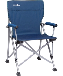 Sedia da campeggio brunner 'cruiser' in acciaio e poliestere blu 51x44x48/90 cm