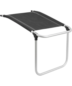 Poggiapiedi brunner 'skye footrest'  in alluminio e syntex plus grigio scuro 47x72x51/43 cm