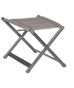 Poggiapiedi autoportante brunner 'aravel 3d standalone footrest' in alluminio e 3durafeel grigio chiaro 61x49x49 cm