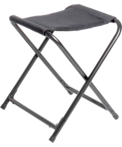 Sgabello brunner 'aravel 3d stool' in alluminio e 3durafeel nero 27x40x45 cm