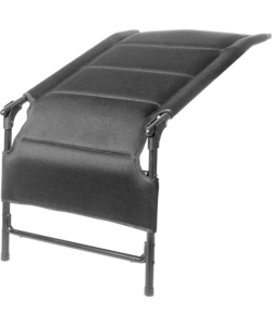 Poggiapiedi brunner 'aravel 3d footrest' in alluminio e 3durafeel nero 51x71x48/43 cm