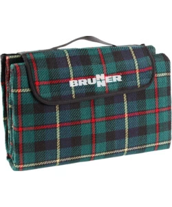 Coperta da picnic impermeabile, antisdrucciolo e imbottita brunner "picnic plaid" in poliestere fantasia 200x150 cm