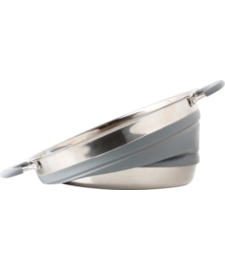 Pentola da campeggio collassabile brunner "volcano fold-away Ø 24" in plastica e acciaio inox