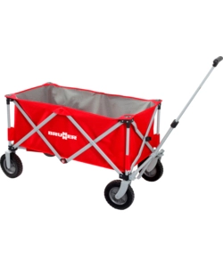 Carrello pieghevole da campeggio con ruote per sabbia e ghiaia brunner 'cargo' 111x55x65 cm