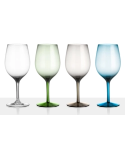 Set 4 wineglass onda/jazz