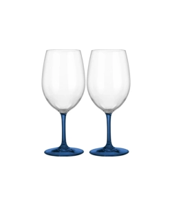 Set 2 bicchieri per vino 'wineglass thango blue' in policarbonato 60 cl