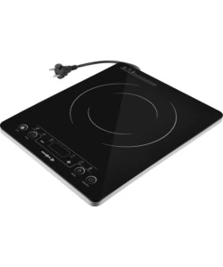 Fornello da campeggio elettrico brunner 'hot point induction' in vetroceramica 1 fuoco 28x35x4,6 cm