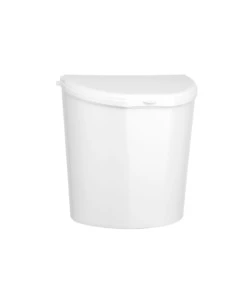 Cestino portarifiuti per caravan brunner 'pillar xl' bianco 31,5x18x31,5 cm