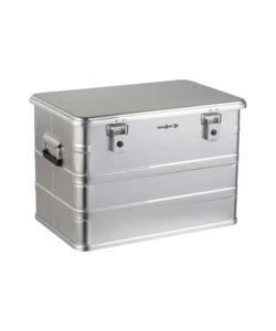 Contenitore attrezzatura da campeggio brunner 'outbox alu' in alluminio 58,2x38,5x39,7 cm