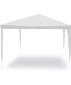 Gazebo da esterno 'facile' in acciaio colore bianco, 3x4 metri