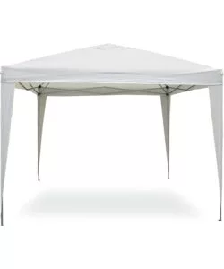 Gazebo da esterno 'pop up' pieghevole colore bianco, 3x3 metri