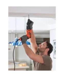 Martello tassellatore/scalpellatore black+decker in plastica sds+ 650 w 1,4 j